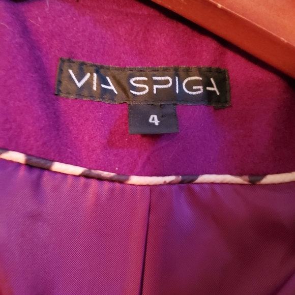 Via Spiga Wool Coat size 4 - Picture 4 of 4